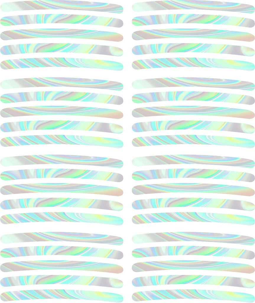 20 Stück/40 Stück fluoreszierende Radaufkleber, umweltfreundlich, selbstklebend, keine Beschädigung, rückstandsfrei, lichtecht, Dekor, PVC, ref...