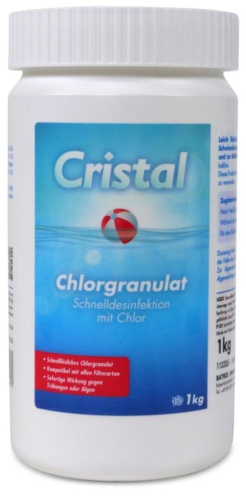 CRISTAL Chlorgranulat schnell löslich 1,0 kg Produktbild 