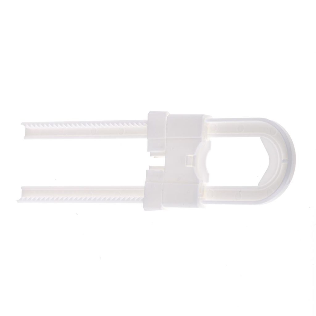KIK KX7909 Dětský bezpečnostní zámek na nábytek 18x4cm bílá Obrázek produktu 