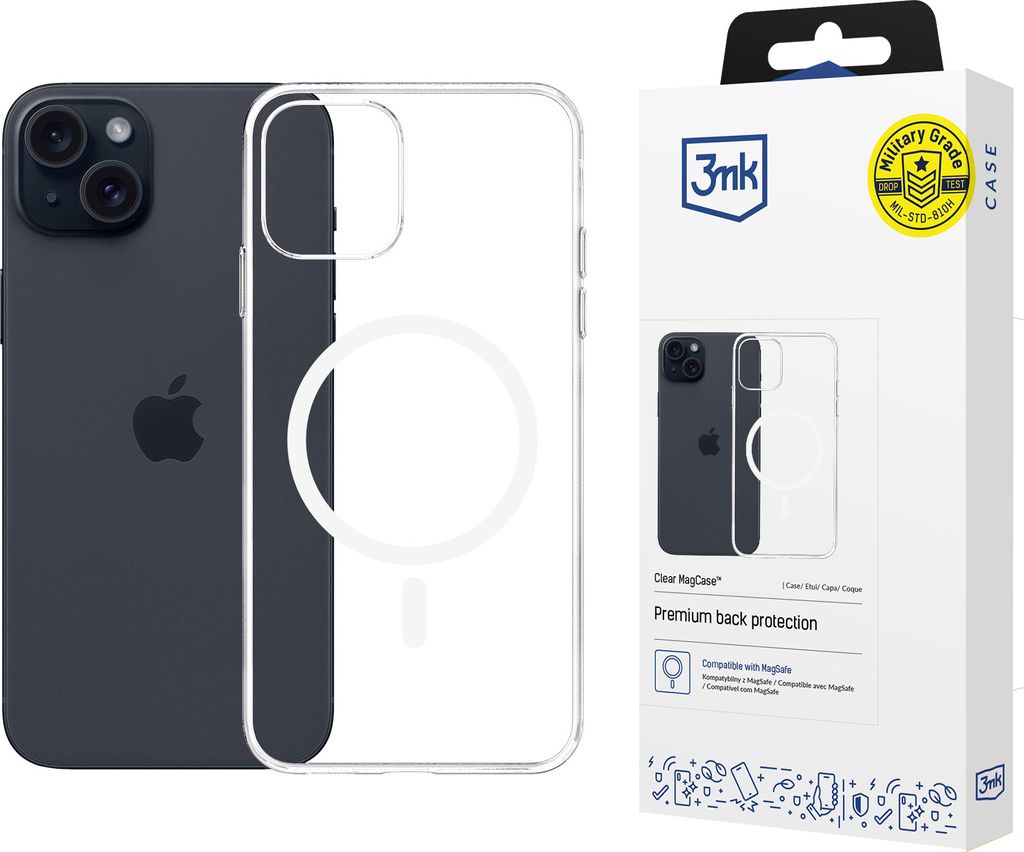 3MK Clear MagCase iPhone 15 Plus Schutzhülle