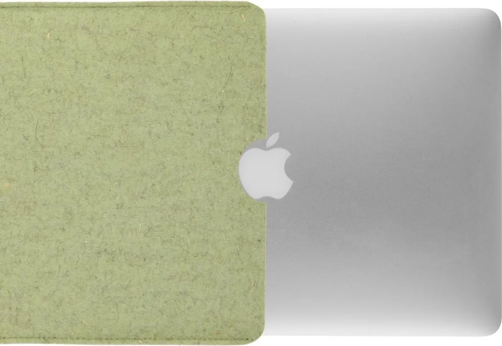 Custodia MacBook Pro 16 M1 M2 | Borsa in Feltro Rosso Fatta a Mano