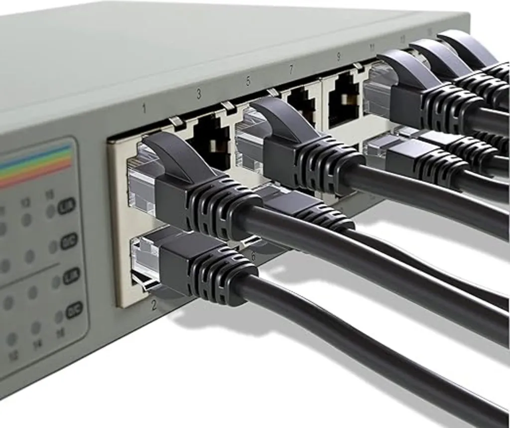 Câble Ethernet 1 Gbps Cat 6 Elfcam 70m - Connexion Internet Stable
