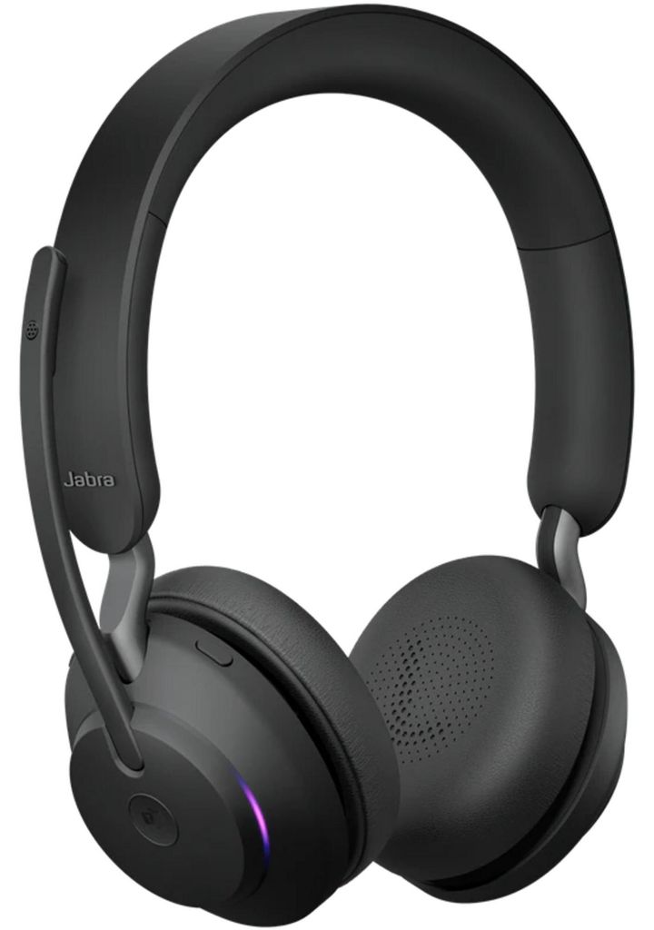 Jabra Evolve2 65 MS Stereo Headset schwarz BT USB-A Produktbild 