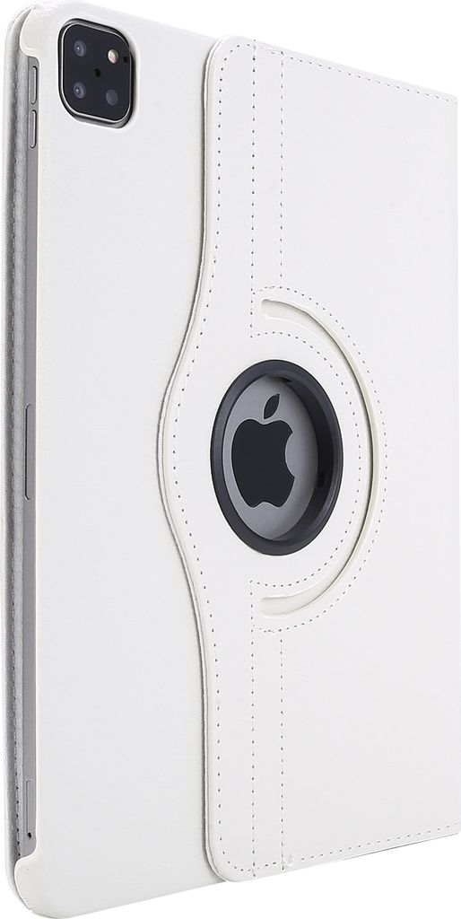 360° Schutz Hülle für Apple iPad Pro 12.9" 3.+4. Generation 2018 2020 Case Etui Tasche Cover Drehbar - WEISS