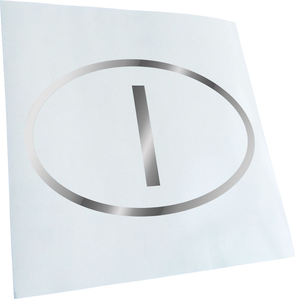 Kiwistar - Autoaufkleber - Italien I Heckscheibe - Aufkleber für Auto Kfz Fahrrad, LKW, Truck Mofa