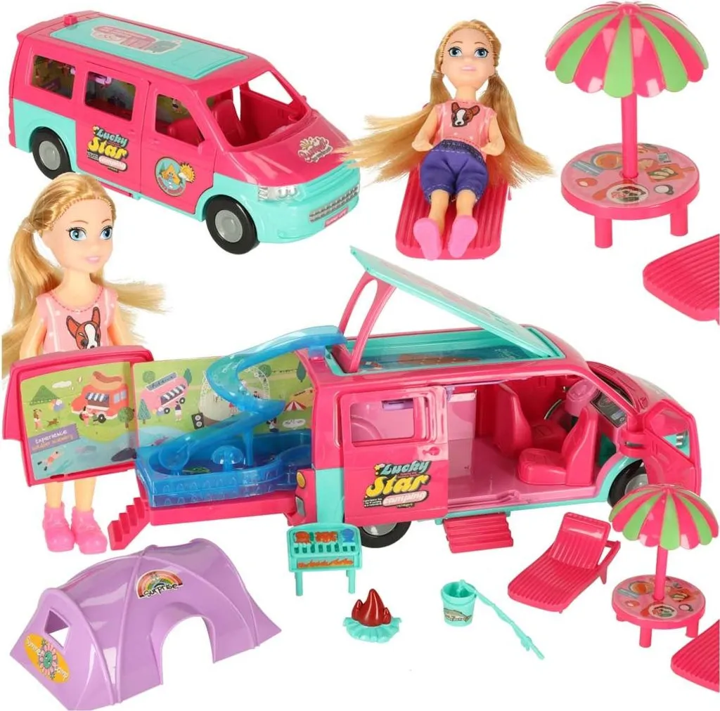Kit camping poupée piscine anti-fuite sans ennui pour enfant