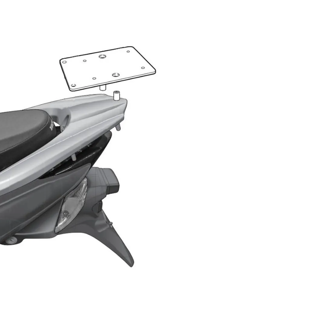 Portapacchi per bauletto moto SHAD TOP MASTER