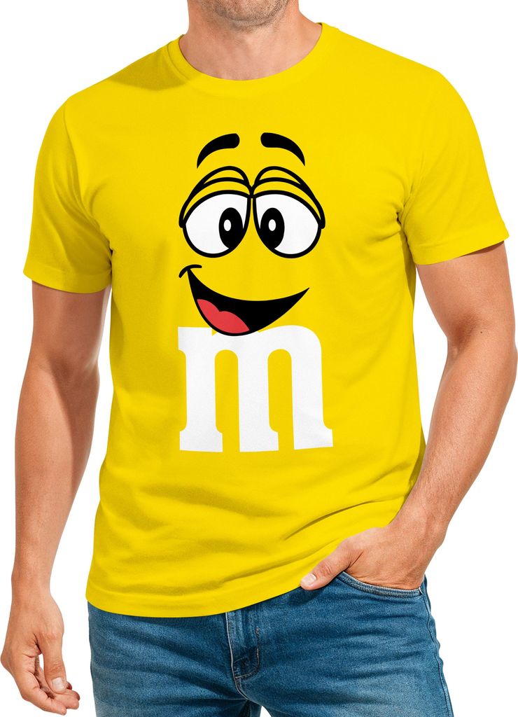 Herren T-Shirt Fasching Karneval M Aufdruck Gruppenkostüm Verkleidung Last Minute Faschingskostüme Männer Funshirt Moonworks