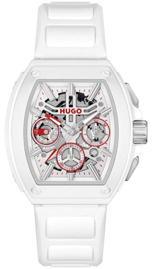 Hugo Boss Herren Uhr mit Skelett-Design, Automatikwerk, Produktbild 
