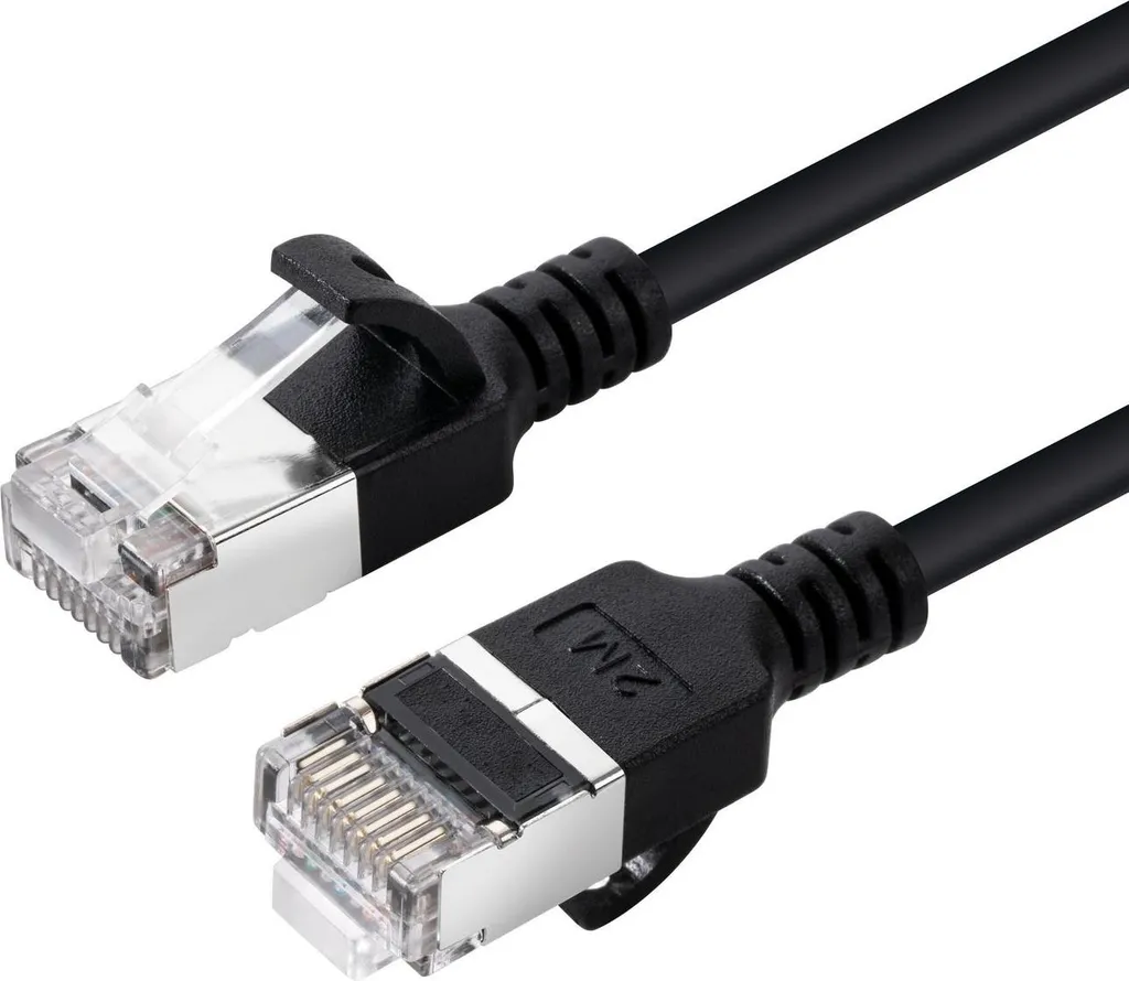 Cordon de Brassage RJ45 CAT6A Slim 7.5m U-FTP LSZH pour Baie Informatique