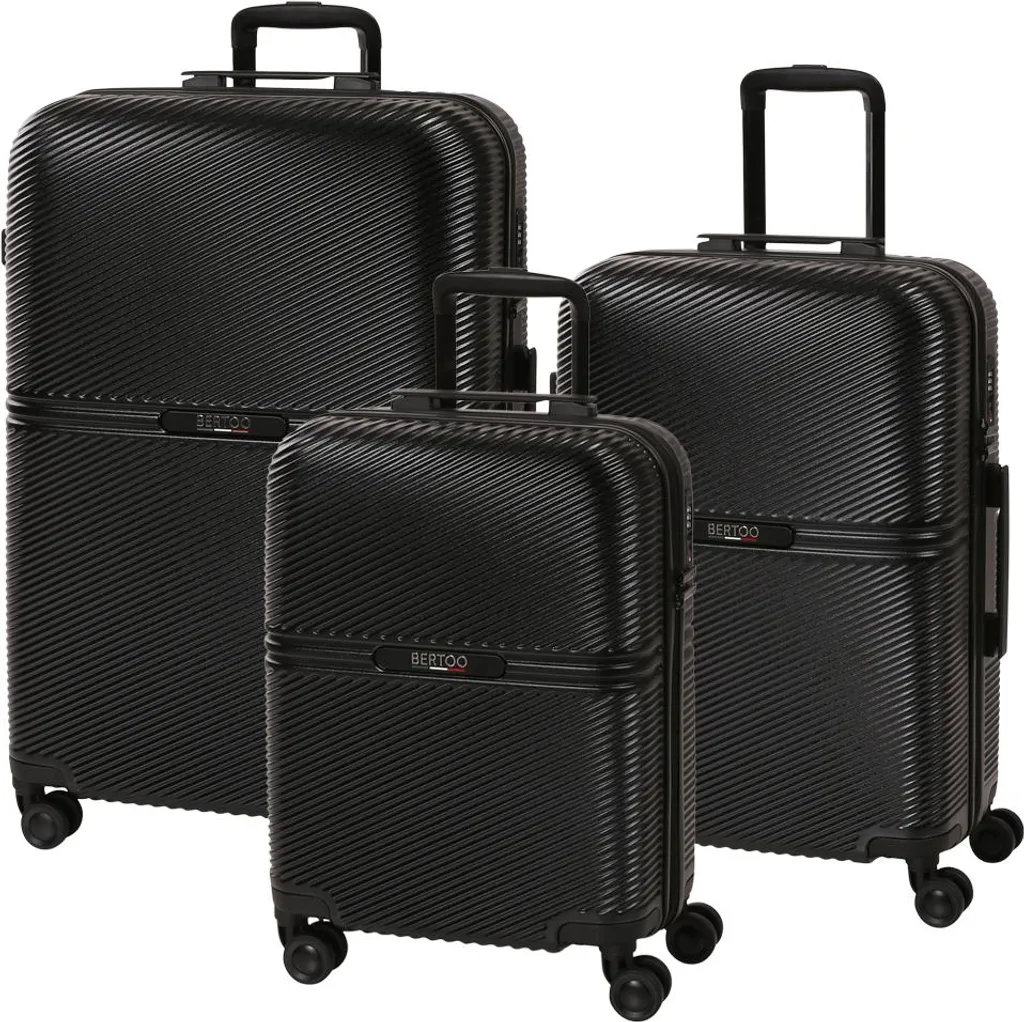 Mallette BERTOO Monza Noire 3 en 1 - Rangement Optimisé et Modulaire