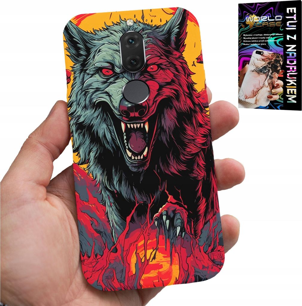 Hülle Für Huawei Mate 10 Lite - Wolf Wolf Pack Super Designs Hülle + Glas