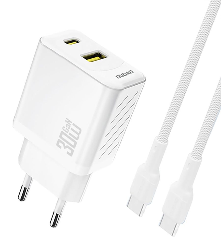 DUDAO Dudao A27TCEU Adapter 30Watt 1xUSB-C 1xUSB-A 1m USB-C Obrázek produktu 
