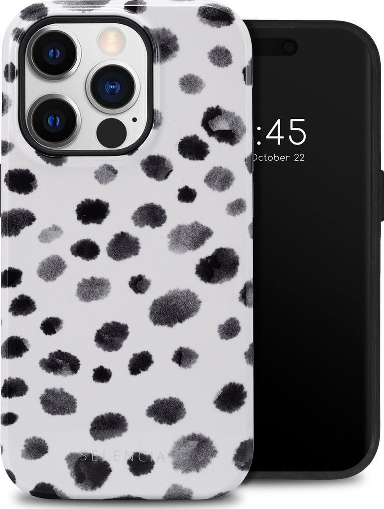 Selencia Vivid Back Cover iPhone 14 Pro - Trendy Leopard