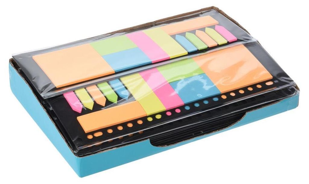 Haftnotizblock-Set, Bunte Farben, Ideal für Büro und Schule