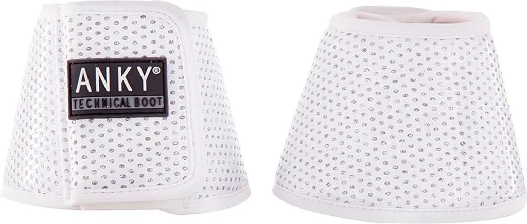 Anky Climatrole Shiny Guêtres de Dressage Blanc M - Protection Cheval