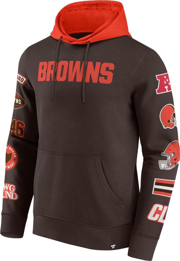 Cleveland Browns NFL Sleeve Prints Hoody - L