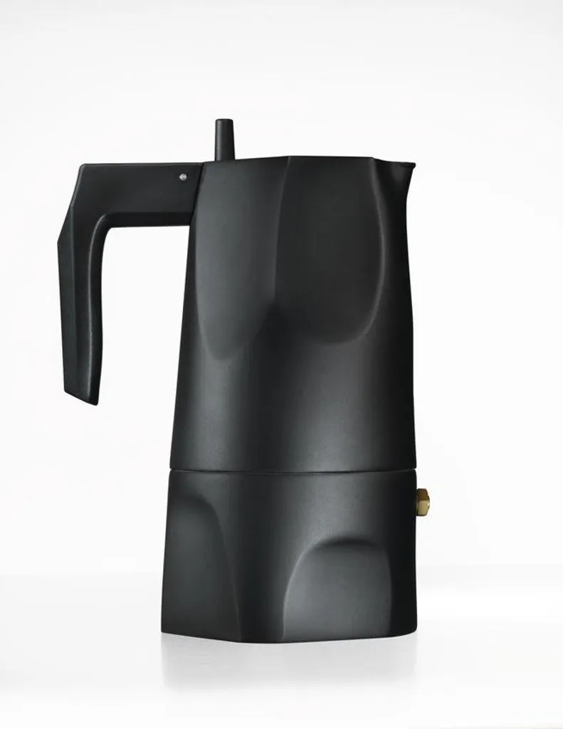 Alessi Ossidiana Caffettiera 3 Tazze Nera - Idea Regalo Design