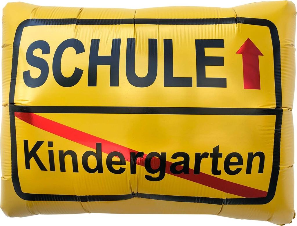 Oblique Unique Kindergarten Schule Ortsschild Folien Produktbild 