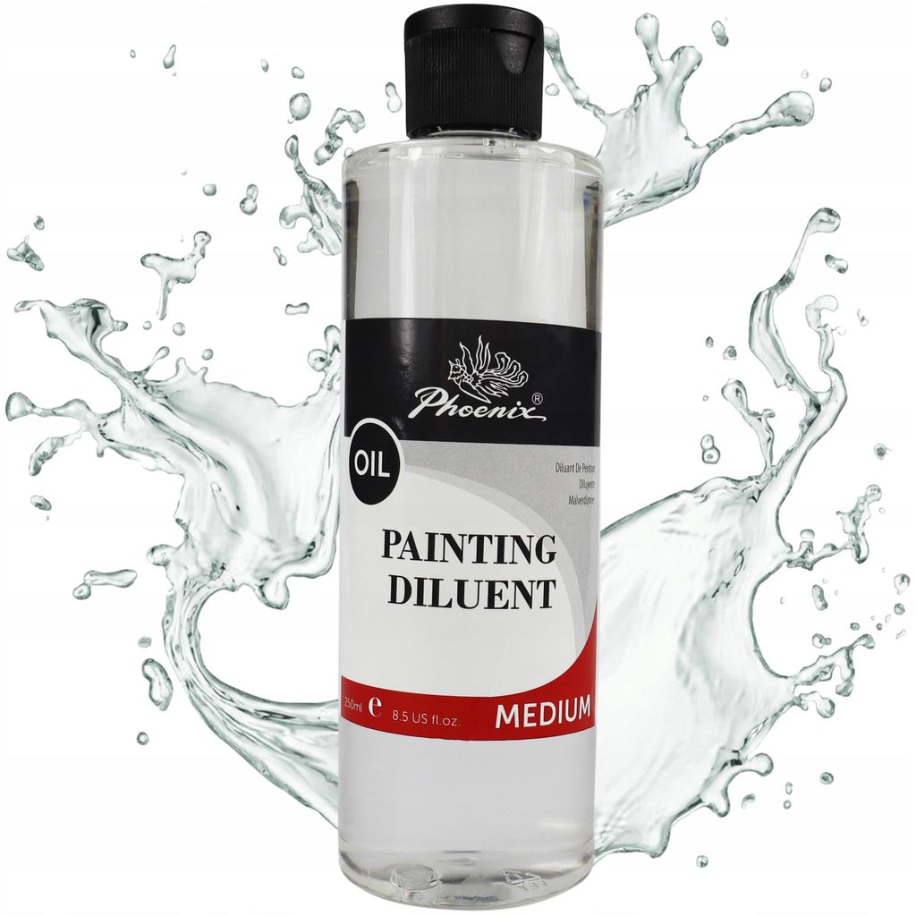 Ölfarben Verdünner Phoenix 250ml Painting Diluent Pinselreiniger Malmittel für Ölmalerei Terpentinersatz
