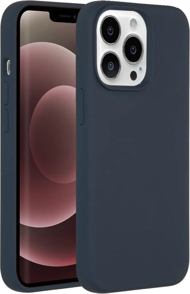 Custodia Accezz Blu Scuro iPhone 13 Pro Max: Eleganza in Silicone