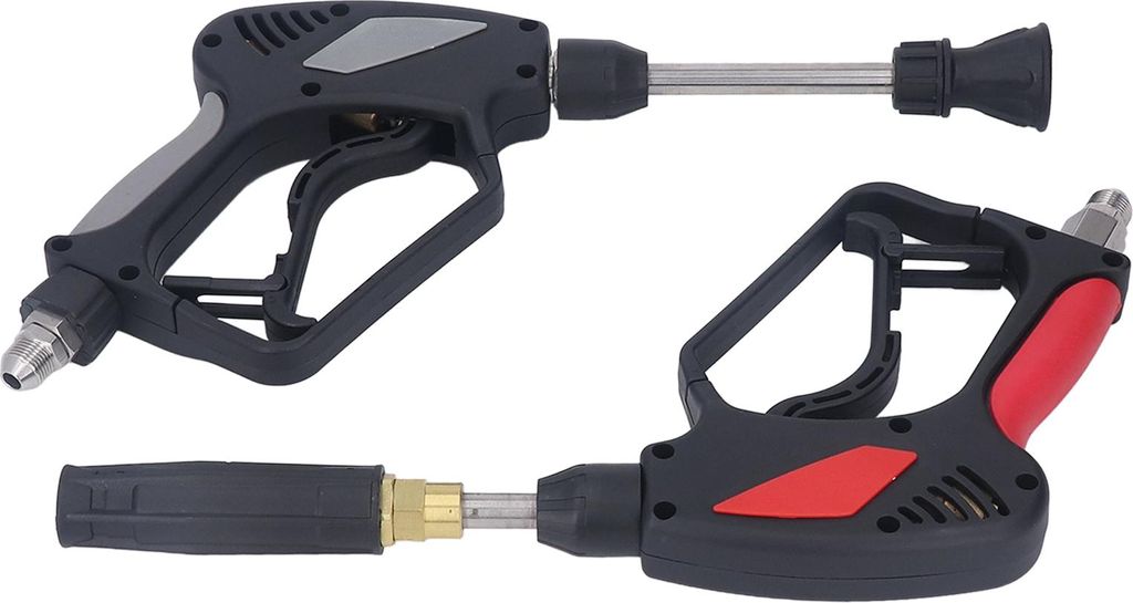 Hochdruckreiniger-Pistolen-Set 5000 PSI 10,57 GPM mit Verdrehsicherung und Abzugspistole für Autoreiniger, Außengewinde M8x1,5 mm, Düsenanschluss