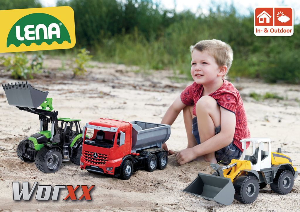 WORXX LENA Mercedes Arocs Müllwagen - 6 mm Stahlachsen, Produktbild 5