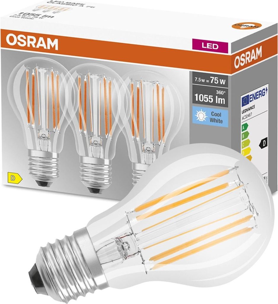 OSRAM HOMELIGHTING 4058075592377 LED (monochrome) EEC D (A Immagine del prodotto 