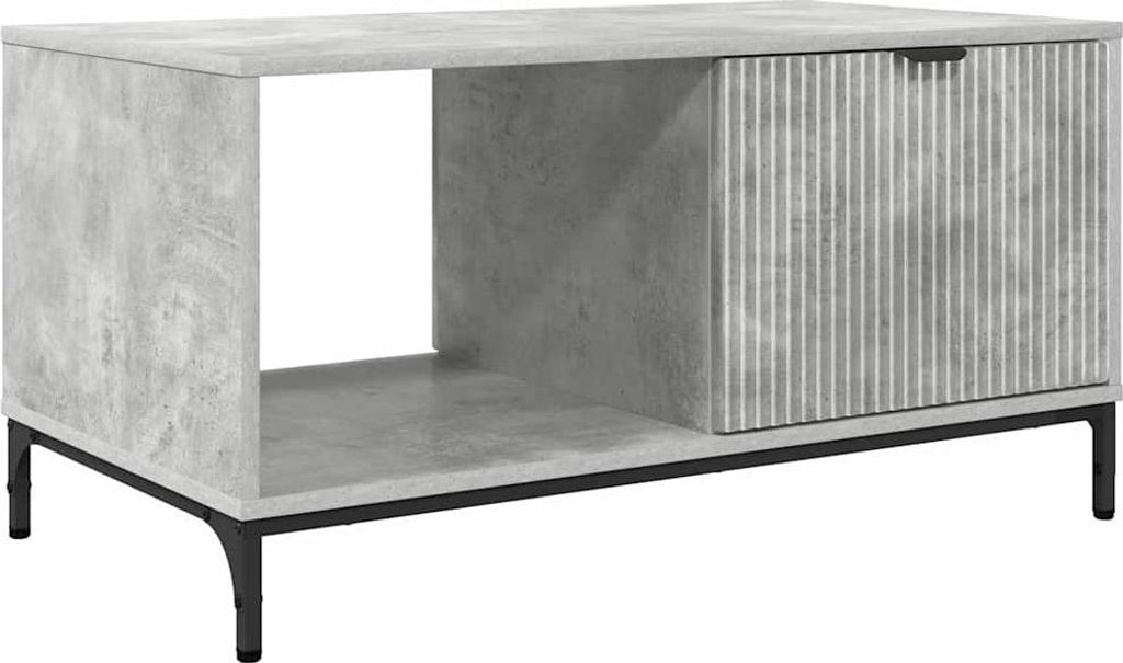 vidaXL Couchtisch Beton Grau 90 x 49 x 46 cm Holzwerkstoff