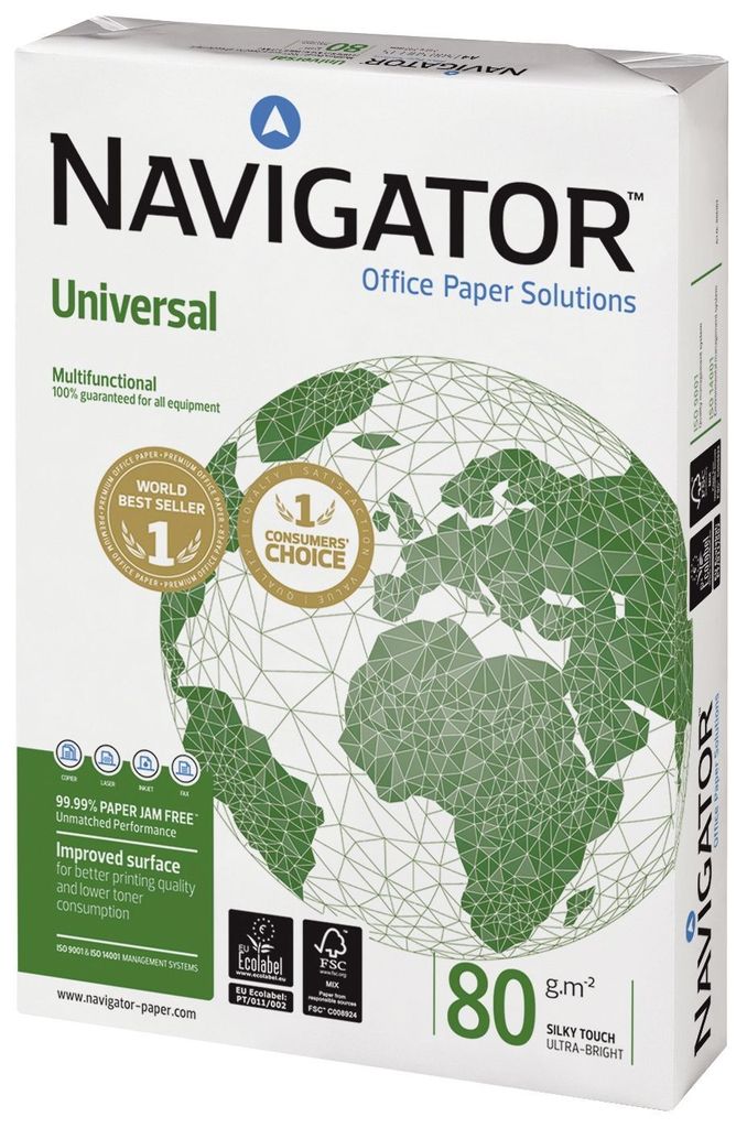 Navigator Universal, Uniwersalne, A4 (210x297 mm), 500 Zdjęcie produktu 