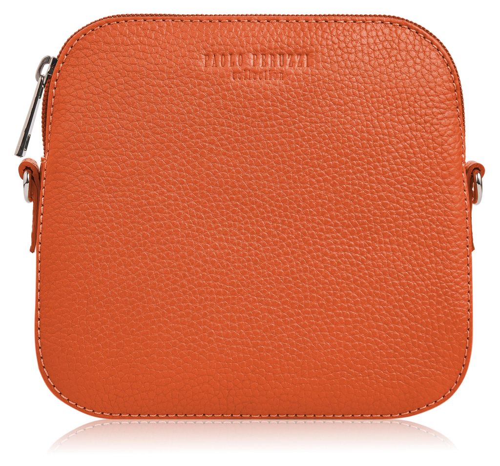 Damenposttasche kleine Lederhandtasche Paolo Peruzzi IN-61-OR