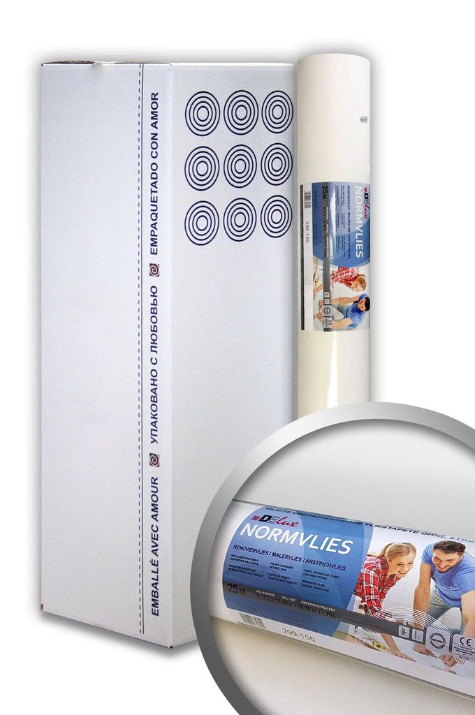 Tela di lana liscia Normvlies 299-150-6 150 g/m2 bianco 75 Immagine del prodotto 