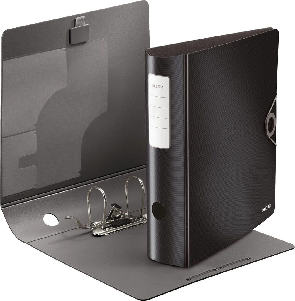 LEITZ Ordner Active Solid 180 Grad 82 mm schwarz DIN A4