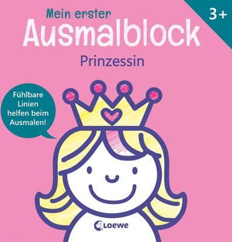 loewe verlag gmb AUSMALBLOCK PRINZESS