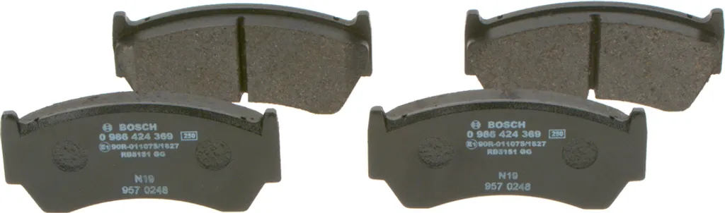 Plaquettes de frein pour Nissan Almera I N15 Bosch 0986424369 Sécurité