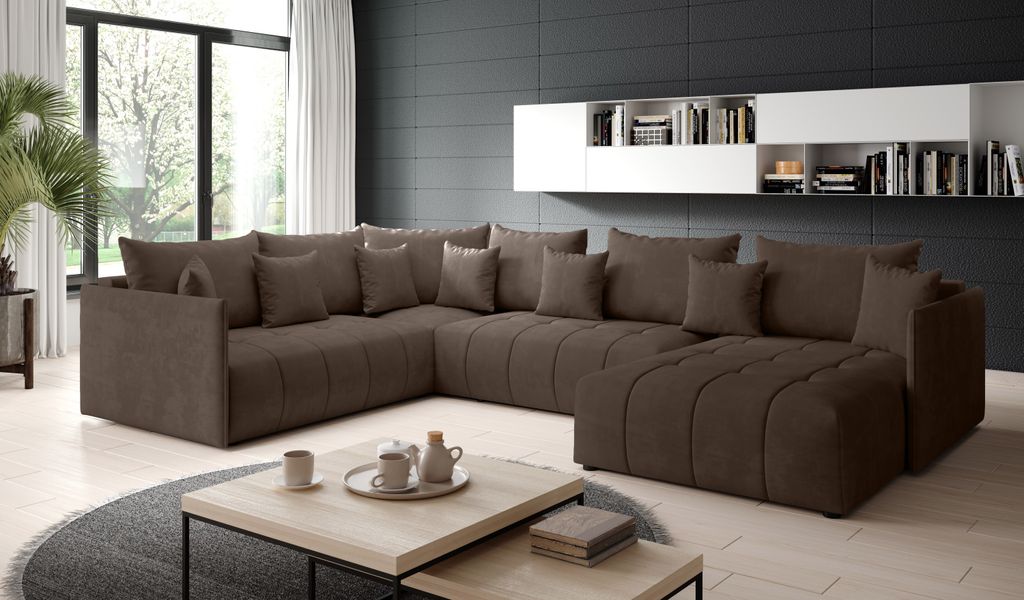 FurMeb - U ASPEN BIS rohov pohovka 350 cm x 227 cm - Obrázek produktu 