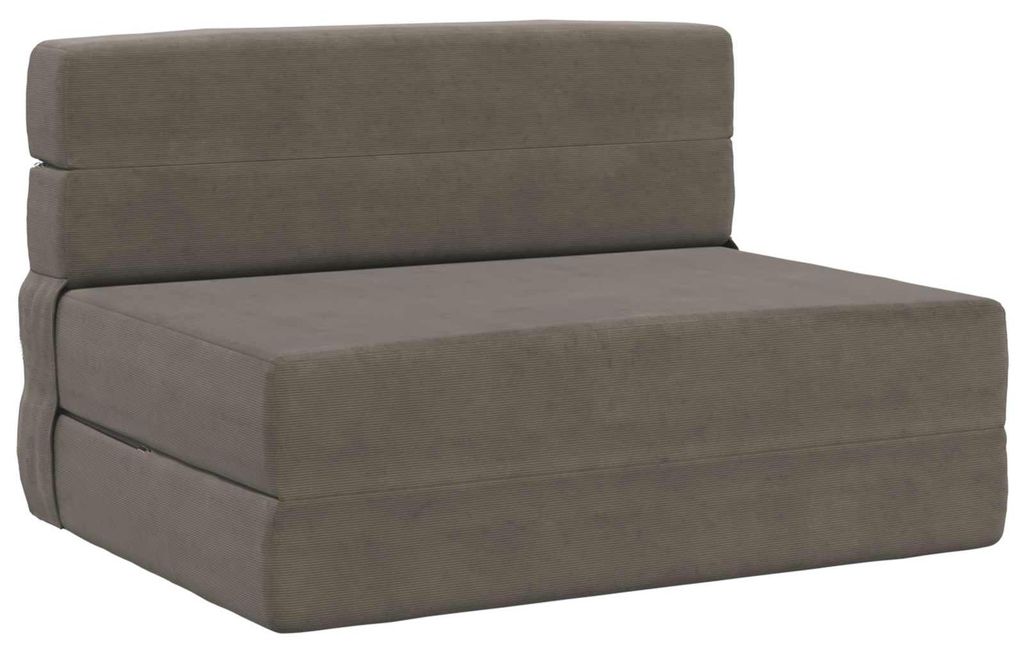 vidaXL Klappsofa Bett Hellgrau 70 x 72 x 60 cm Stoff