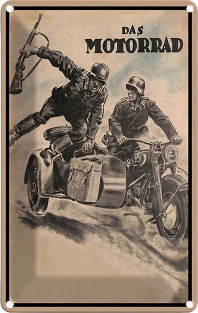 vianmo Blechschild 18x12 cm Retro das Soldaten