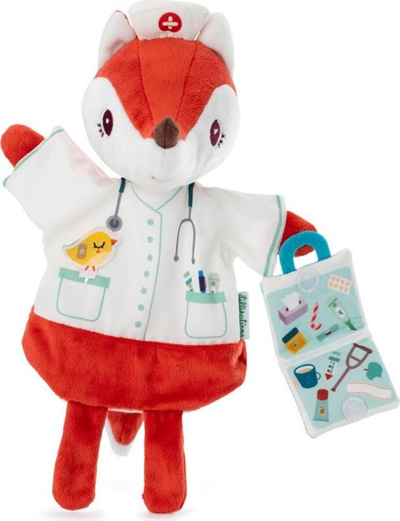 Lilliputiens Handpuppe Doktor Alice - Rollenspiel Puppe für Kinder