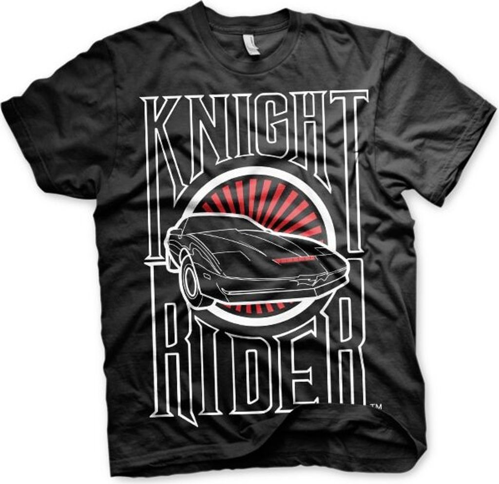 Knight Rider Sunset K.I.T.T. T-Shirt - X-Large - Black