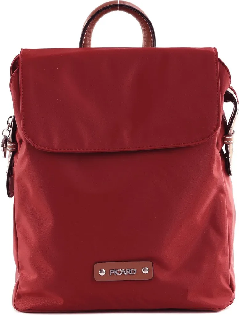 Sac à dos femme Sonja PICARD en cuir bordeaux chic et fonctionnel