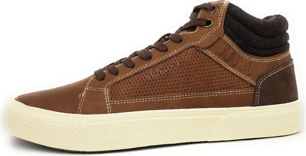 s.Oliver Herren Schnürstiefel in Braun, Größe 42