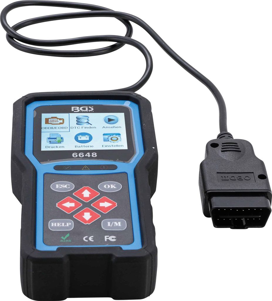 BGS 6648 | OBD 2 (EOBD) Fehler-Diagnosegerät | Produktbild 