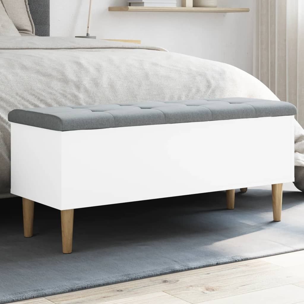 vidaXL Sitzbank mit Stauraum Weiß 102x42x46 Kaufland.de