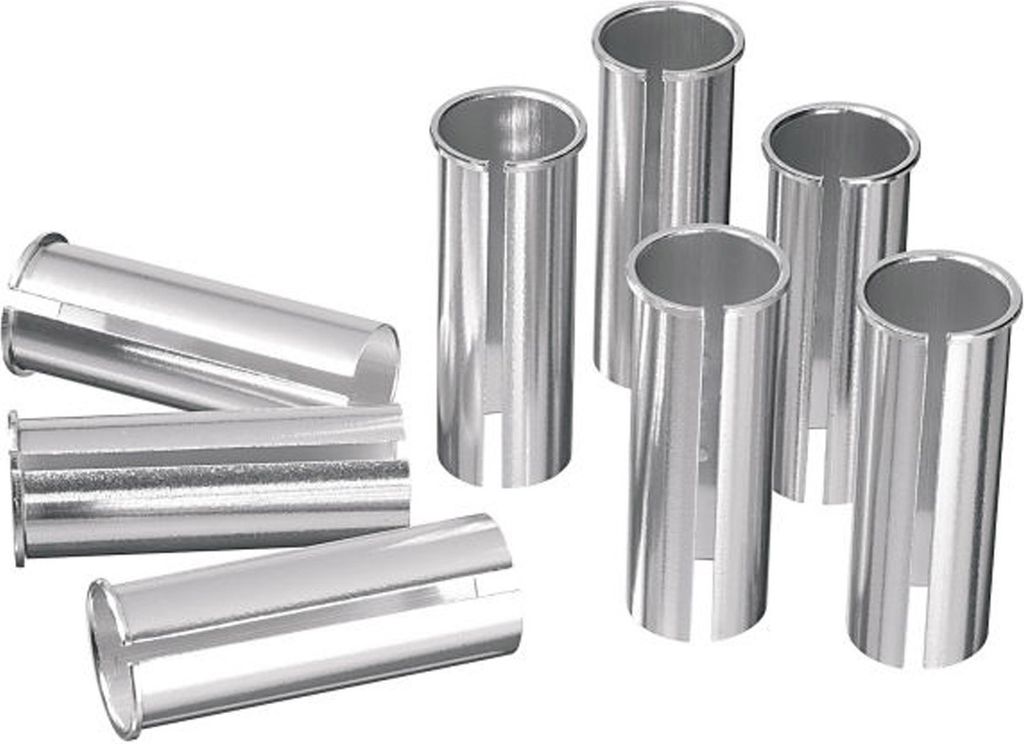 Sattelstützenadapter aus Aluminium zur Anpassung des Sitzpfostendurchmessers von 27,2 mm auf 31,2 mm