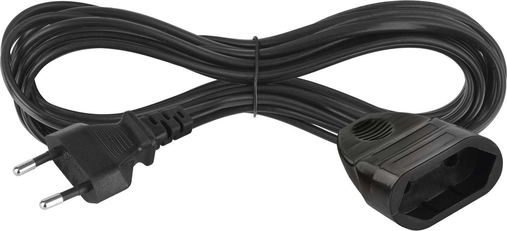 Verlängerungskabel – 5 m, schwarz