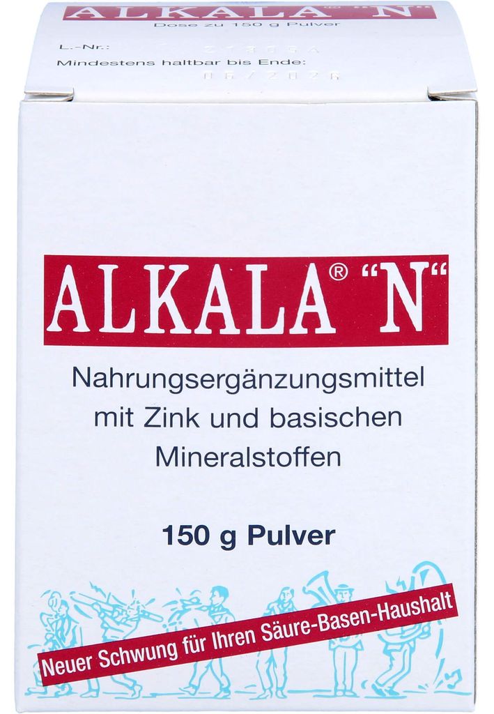 ALKALA N Pulver trägt zu einem normalen Produktbild 