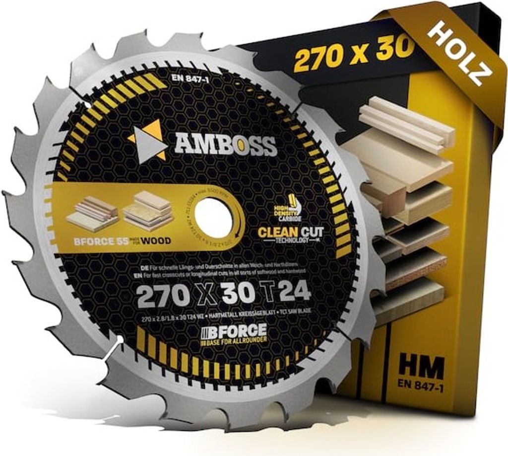 HM Kreissägeblatt -270 x 2.8 1.8 x 30 Z=24 WZ