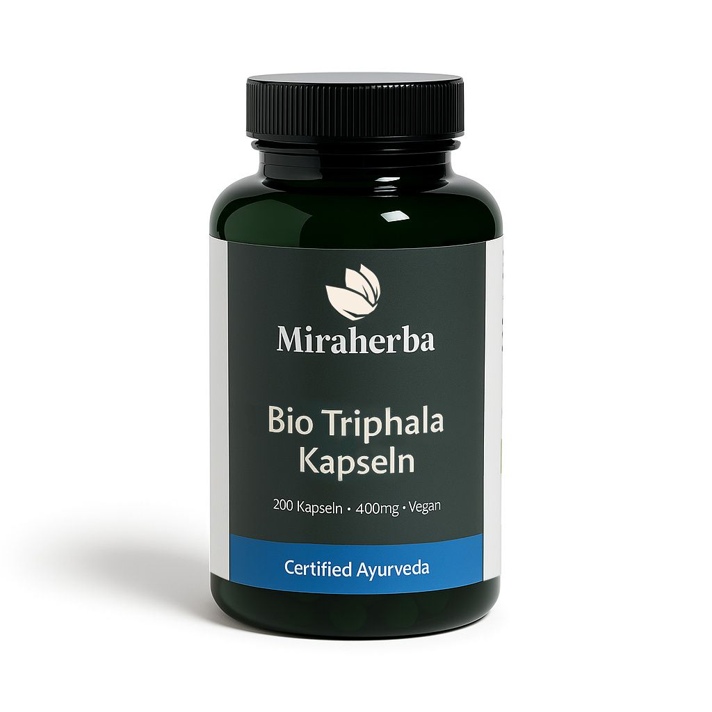 Miraherba - Triphala Kapseln (Amalaki, Bibhitaki, Haritaki) - 200 St