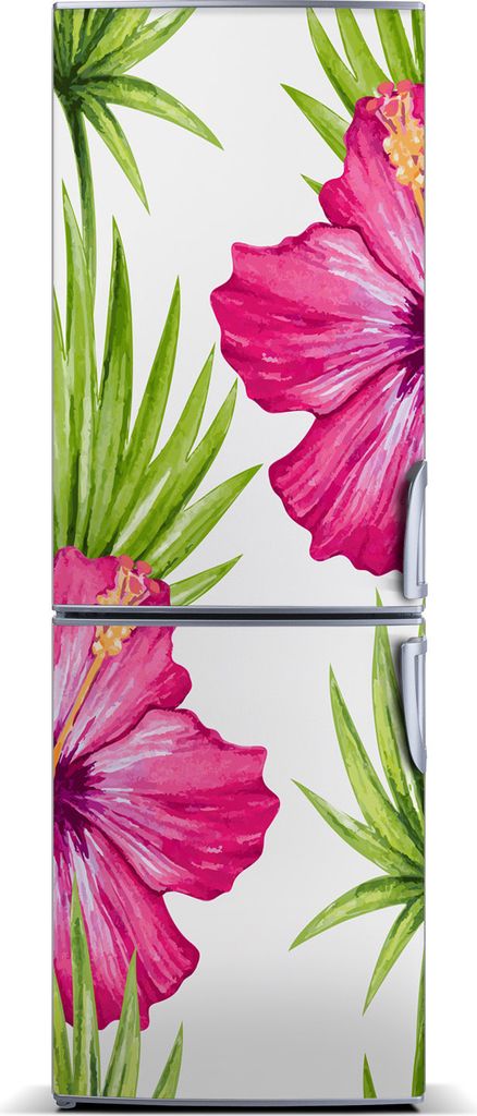 Tulup Kühlschrankdekoration - Magnetmatte - 70 cm x 190 cm - Magnet auf dem Kühlschrank - Hawaii-Muster